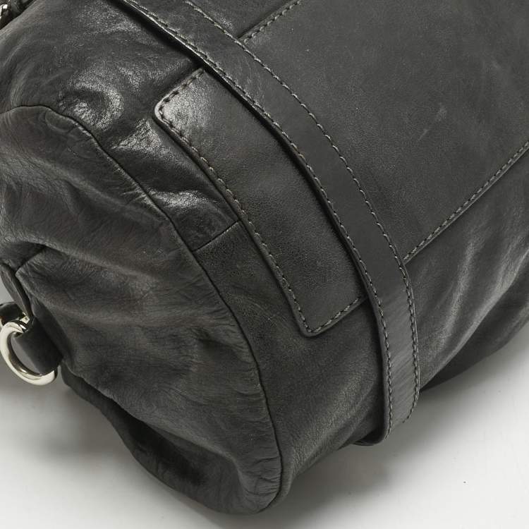 Pre Owned Marc by Marc Jacobs Black Leather Classic Satchel