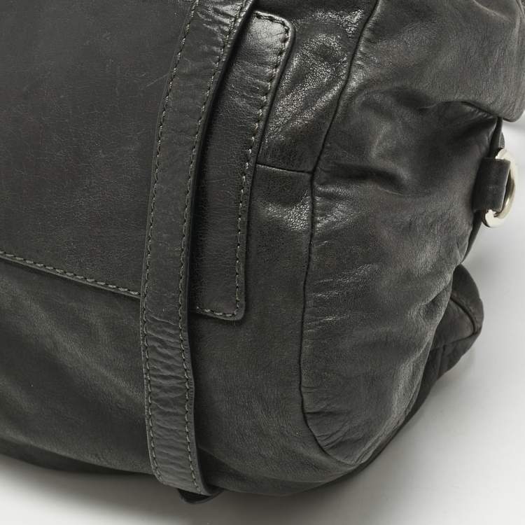 Pre Owned Marc by Marc Jacobs Black Leather Classic Satchel