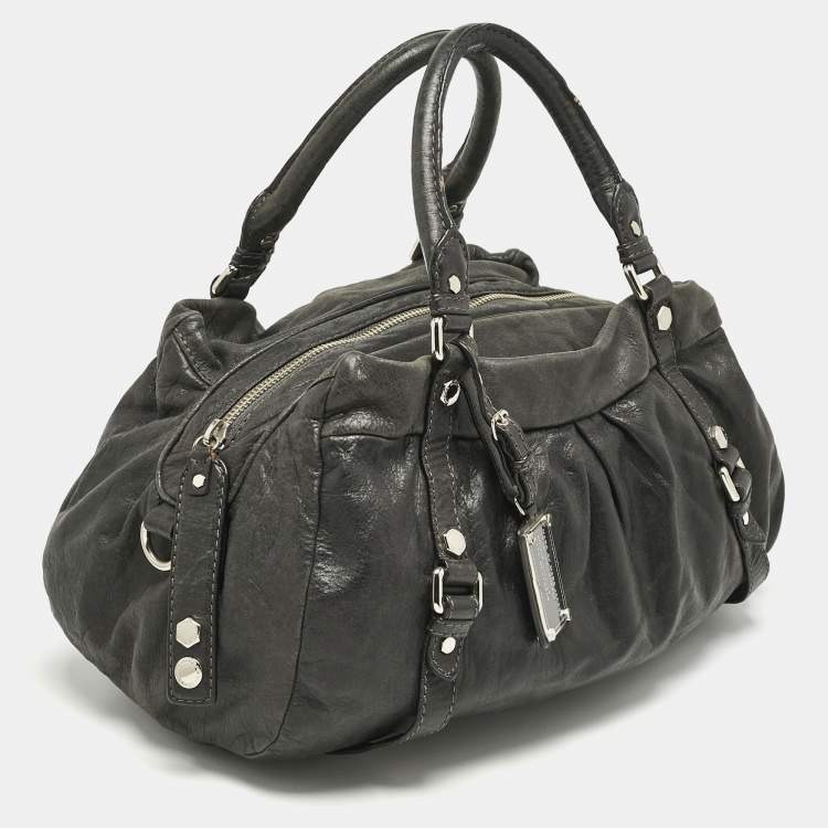 Pre Owned Marc by Marc Jacobs Black Leather Classic Satchel