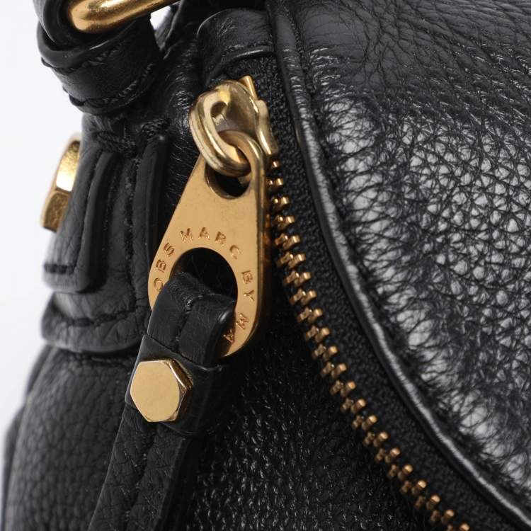 Pre Owned Marc by Marc Jacobs Black Leather Classic Q Natasha Crossbody Bag