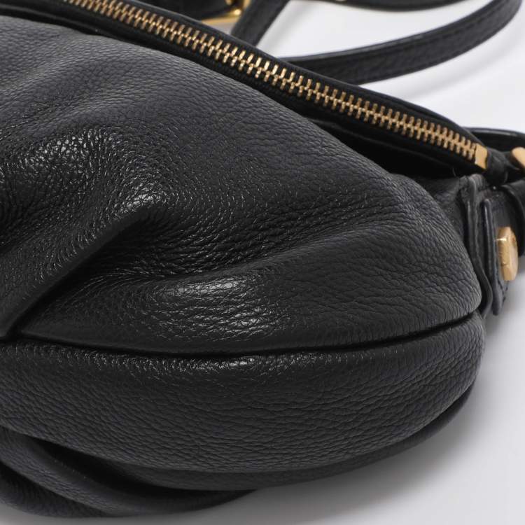 Pre Owned Marc by Marc Jacobs Black Leather Classic Q Natasha Crossbody Bag