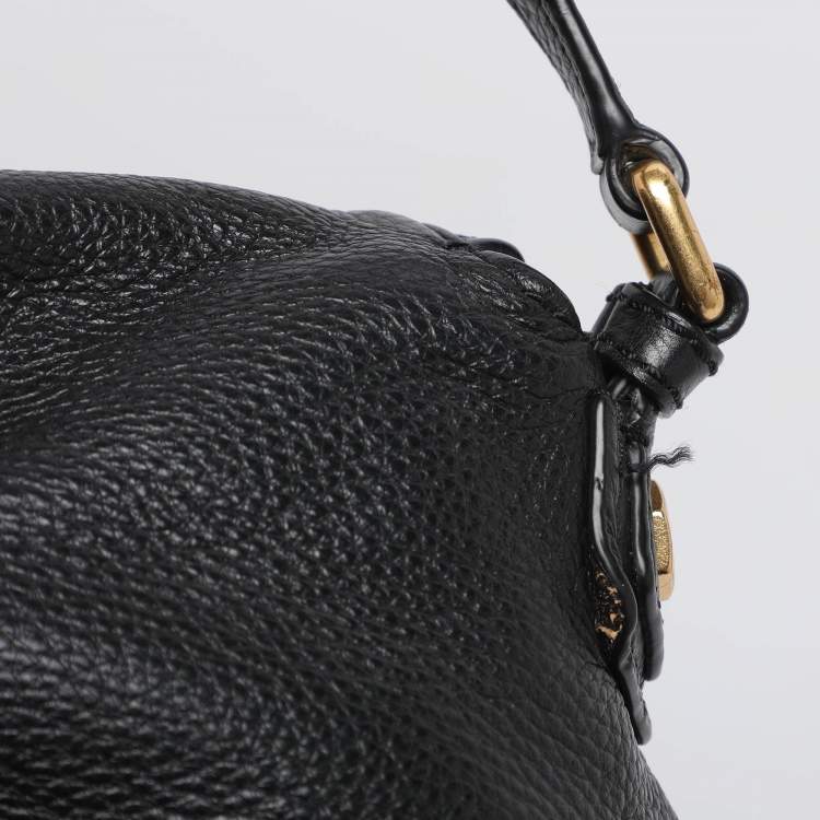 Pre Owned Marc by Marc Jacobs Black Leather Classic Q Natasha Crossbody Bag