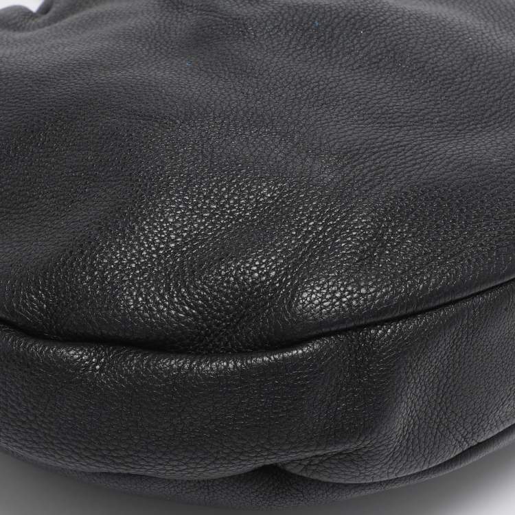 Pre Owned Marc by Marc Jacobs Black Leather Classic Q Hillier Hobo