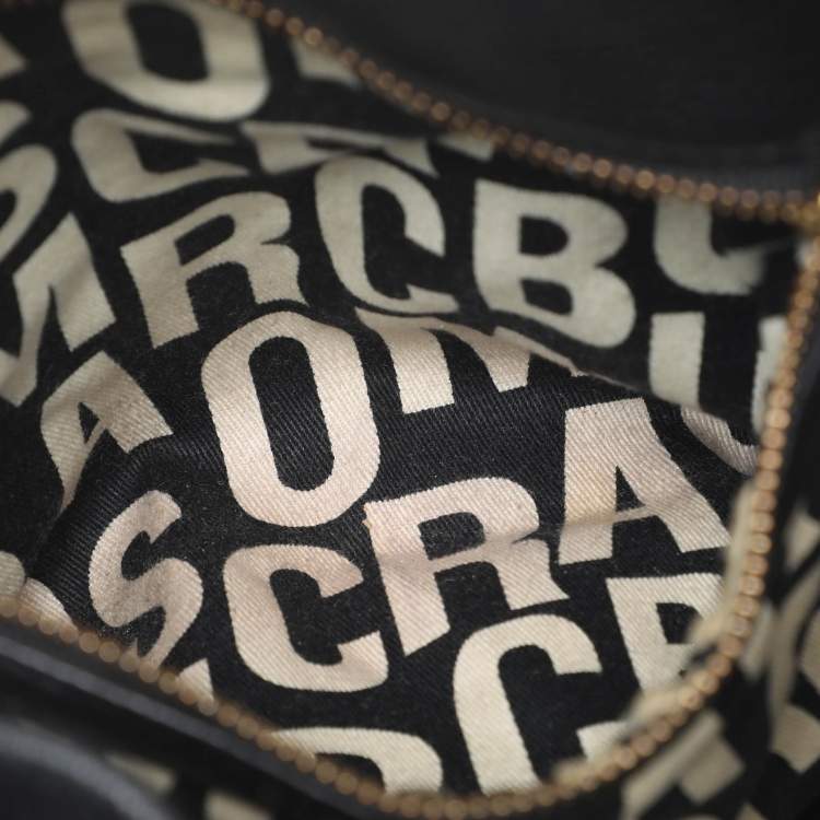 Pre Owned Marc by Marc Jacobs Black Leather Classic Q Hillier Hobo
