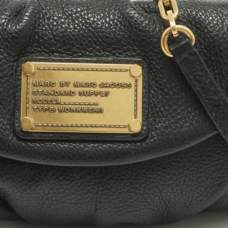 Pre Owned Marc by Marc Jacobs Black Leather Classic Q Karlie Crossbody Bag