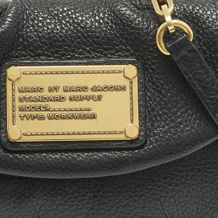 Pre Owned Marc by Marc Jacobs Black Leather Classic Q Karlie Crossbody Bag