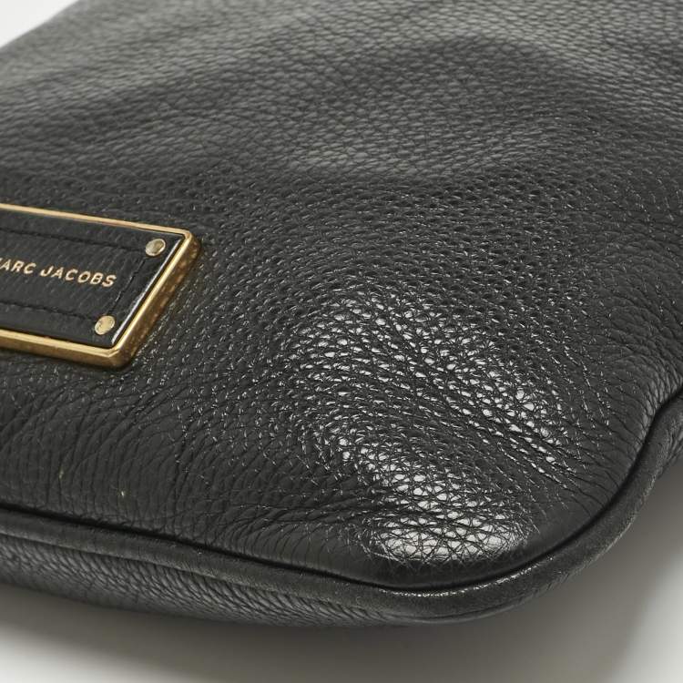 Pre Owned Marc by Marc Jacobs Black Leather Too Hot To Handle Sia Crossbody Bag