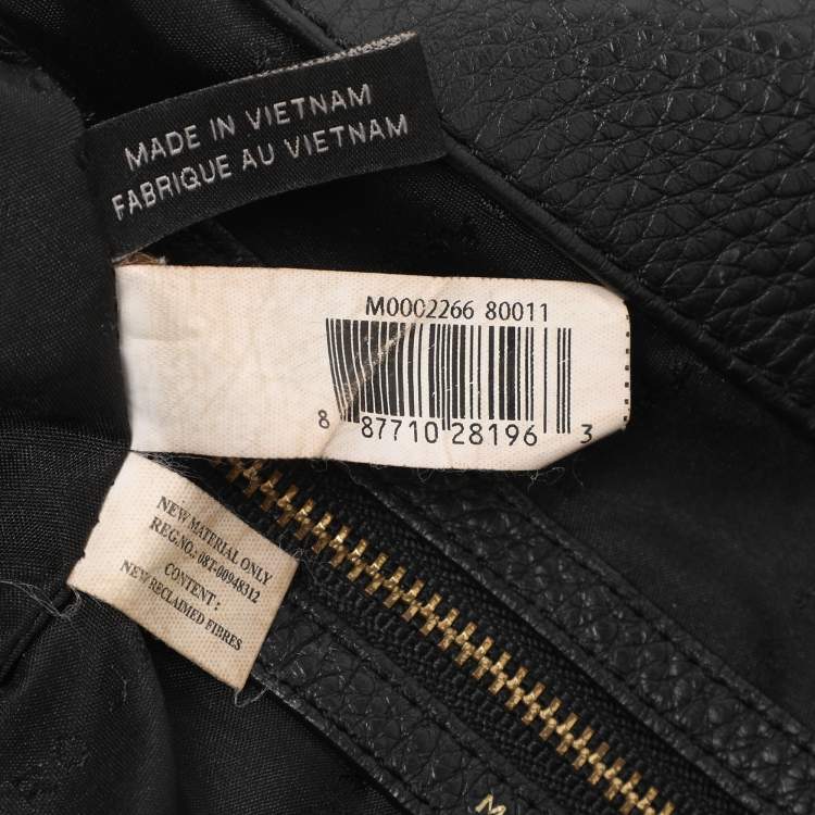 Pre Owned Marc by Marc Jacobs Black Leather Classic Q Francesca Tote