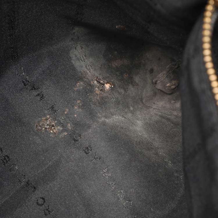 Pre Owned Marc by Marc Jacobs Black Leather Classic Q Francesca Tote