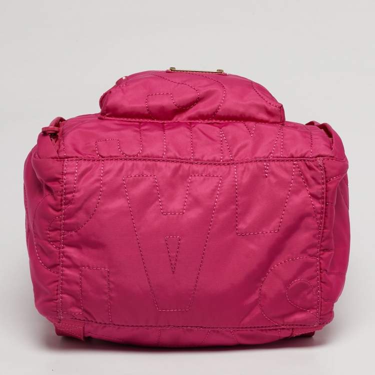 Pre Owned Marc by Marc Jacobs Pink Nylon Backpack