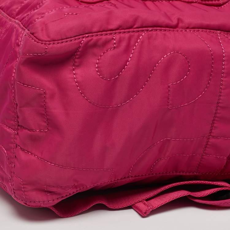 Pre Owned Marc by Marc Jacobs Pink Nylon Backpack