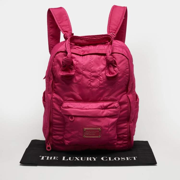 Pre Owned Marc by Marc Jacobs Pink Nylon Backpack