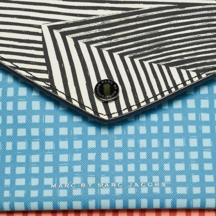 مملوكة مسبقًا Marc by Marc Jacobs Metropoli Stripe Multicolor Coated Canvas Crossbody Bag