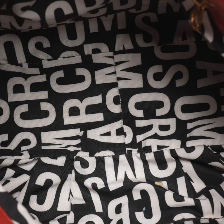 Pre Owned Marc by Marc Jacobs Q Lil Ukita Orange Leather Shoulder Bag