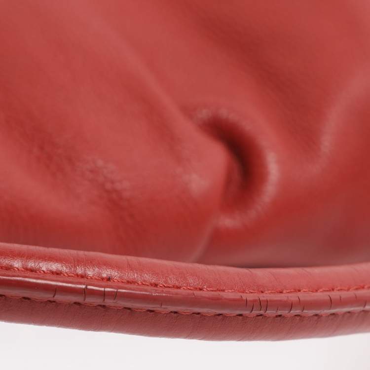 Pre Owned Marc by Marc Jacobs Q Lil Ukita Orange Leather Shoulder Bag