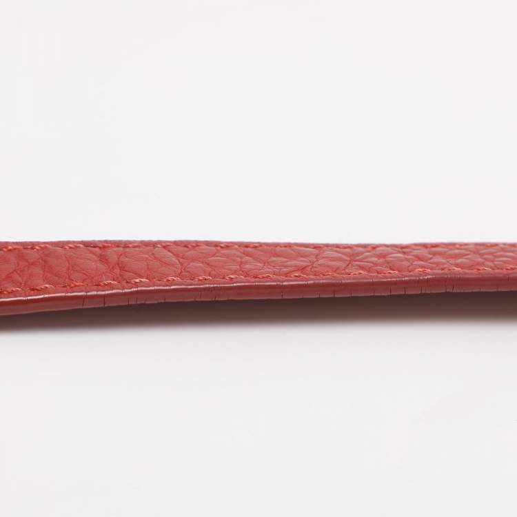 Pre Owned Marc by Marc Jacobs Q Lil Ukita Orange Leather Shoulder Bag