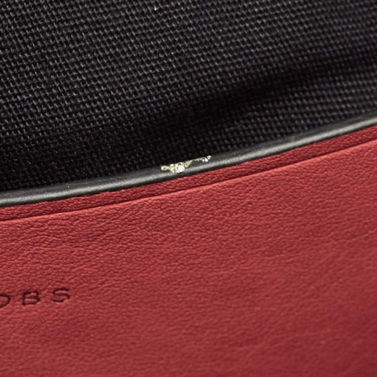 Pre Owned Marc by Marc Jacobs Rebel 24 Colorblock Leather Shoulder Bag