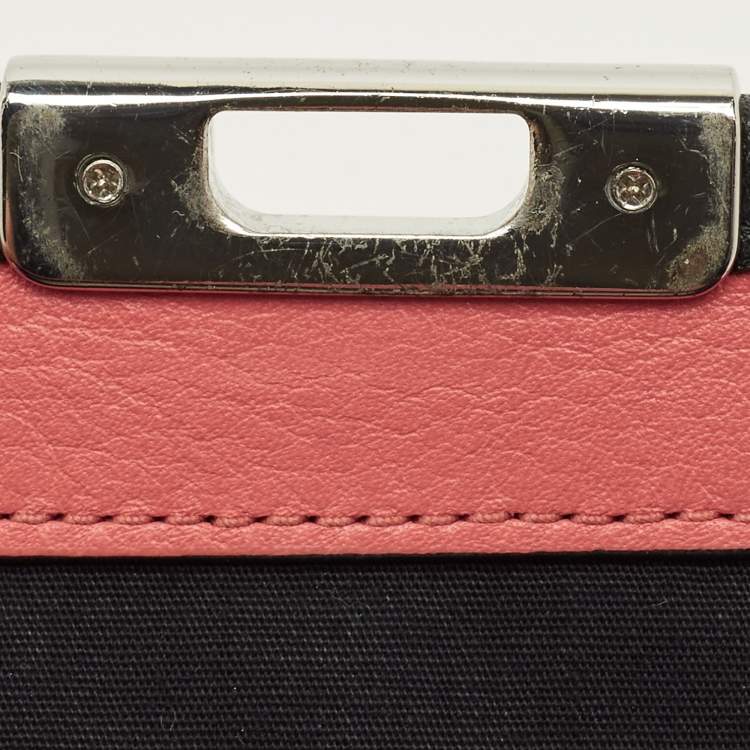 Pre Owned Marc by Marc Jacobs Rebel 24 Colorblock Leather Shoulder Bag