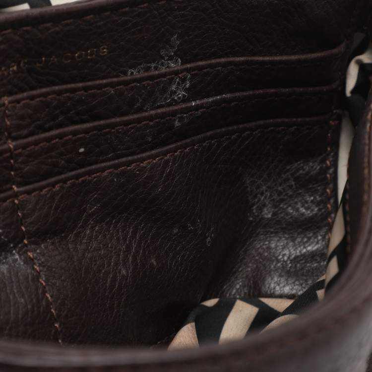 Pre Owned Marc by Marc Jacobs Brown Leather Crossbody Bag