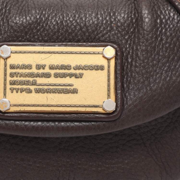 Pre Owned Marc by Marc Jacobs Brown Leather Crossbody Bag