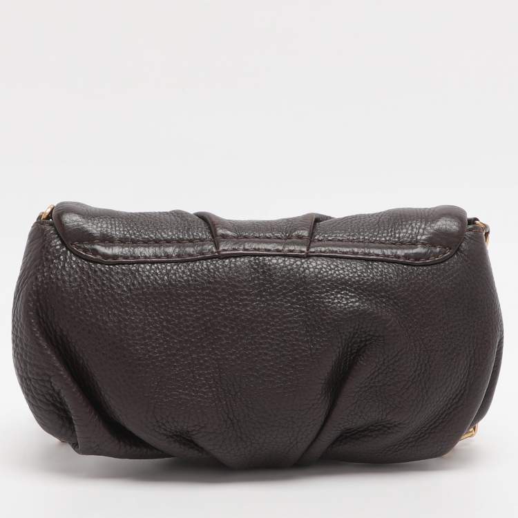 Pre Owned Marc by Marc Jacobs Brown Leather Crossbody Bag