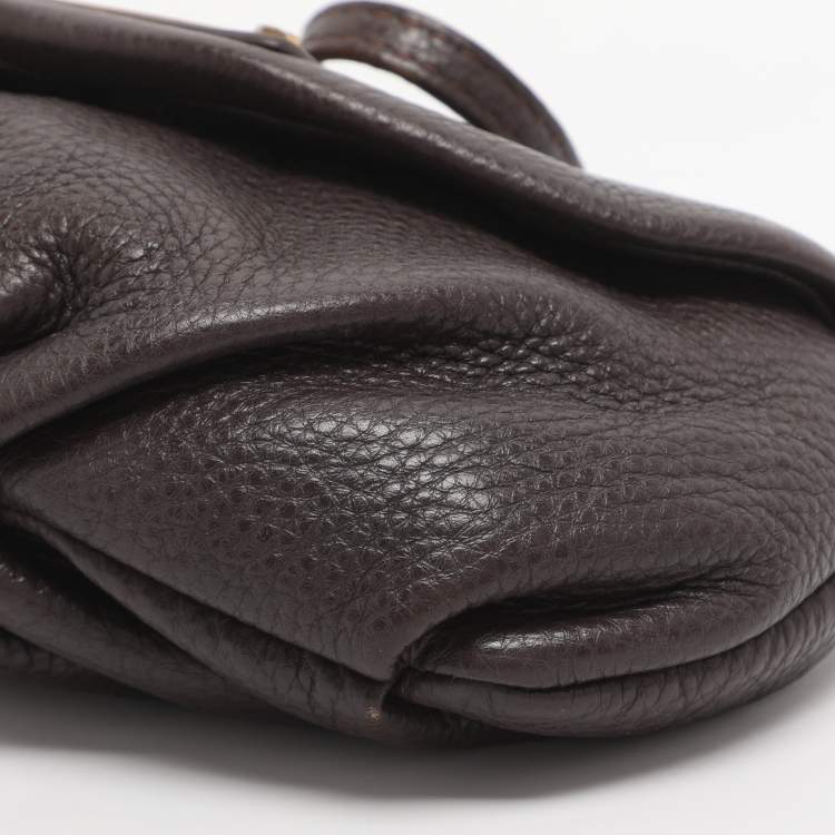Pre Owned Marc by Marc Jacobs Brown Leather Crossbody Bag