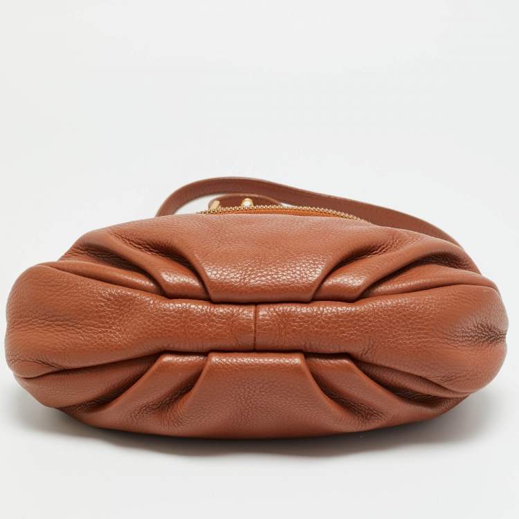 Pre Owned Marc by Marc Jacobs Classic Q Natasha Brown Leather Crossbody Bag