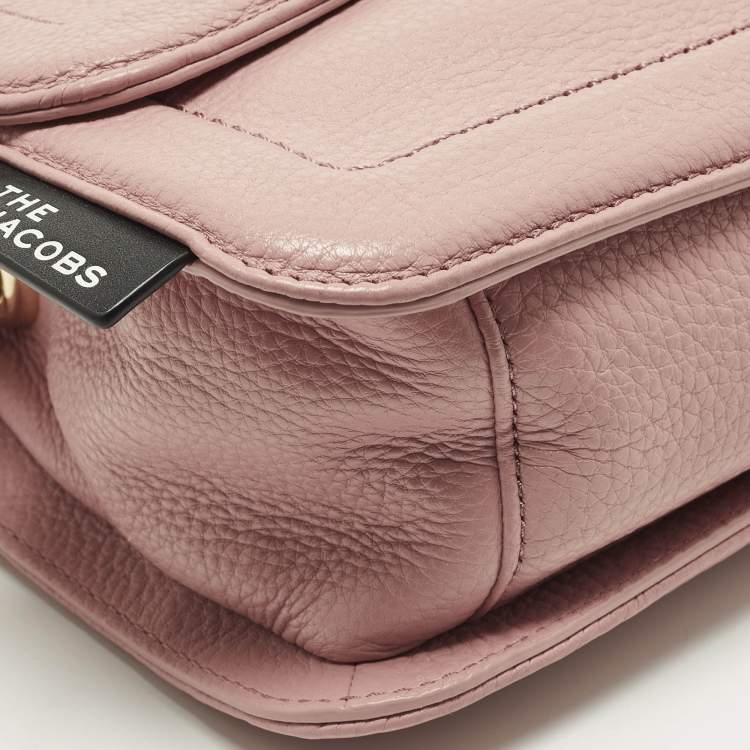 Pre Owned Marc by Marc Jacobs The Cushion Pink/Black Leather Shoulder Bag