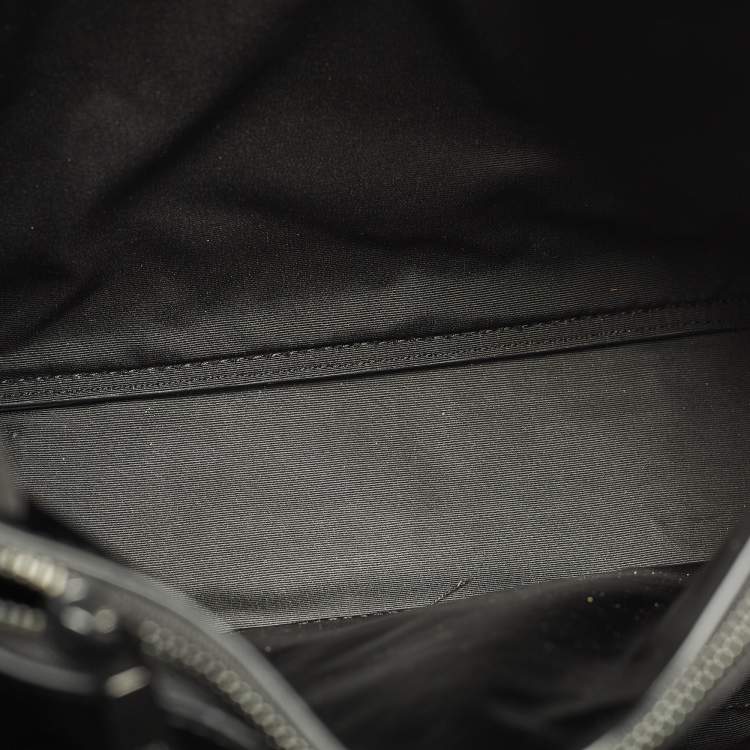 مملوكة مسبقًا Marc by Marc Jacobs The Director Black Patent and Croc Embossed Leather Tote