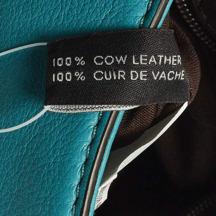 Pre Owned Marc by Marc Jacobs Classic Q Natasha Teal Green Leather Shoulder Bag