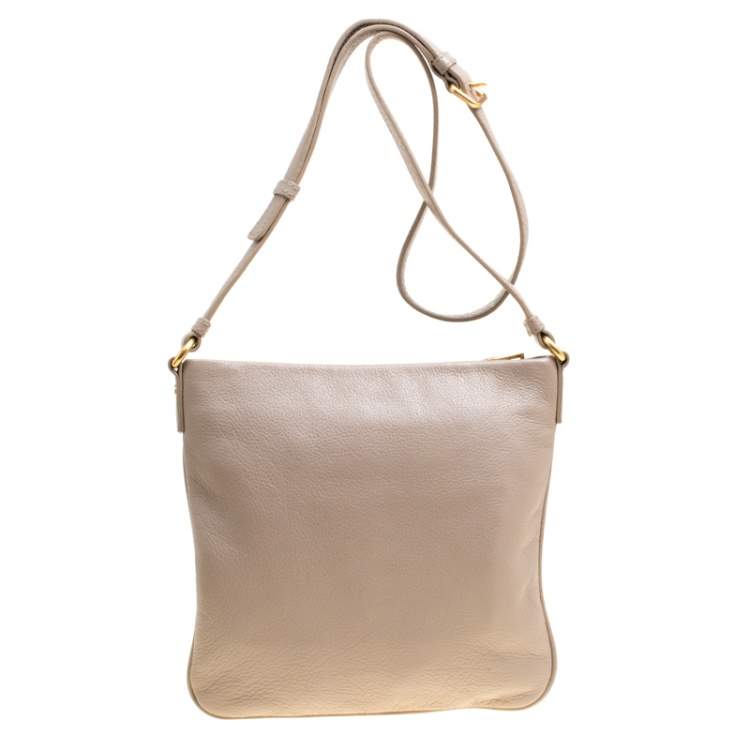 مملوكة مسبقًا Marc by Marc Jacobs Grey Leather Crossbody Bag