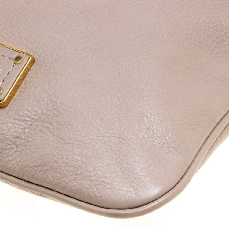 مملوكة مسبقًا Marc by Marc Jacobs Grey Leather Crossbody Bag