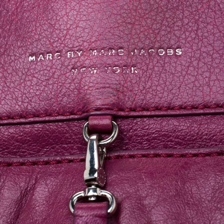 Pre Owned Marc by Marc Jacobs Pink Leather Preppy Satchel