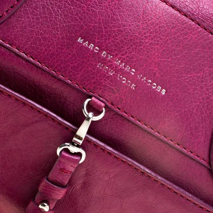 Pre Owned Marc by Marc Jacobs Pink Leather Preppy Satchel