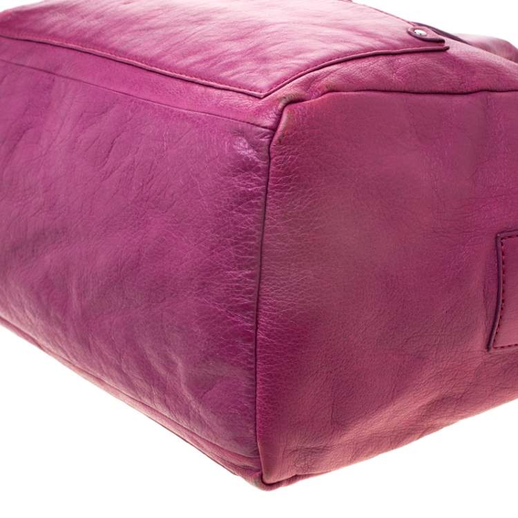 Pre Owned Marc by Marc Jacobs Pink Leather Preppy Satchel