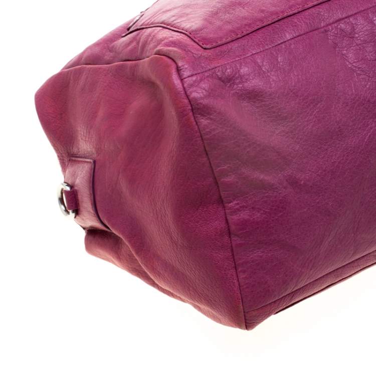 Pre Owned Marc by Marc Jacobs Pink Leather Preppy Satchel