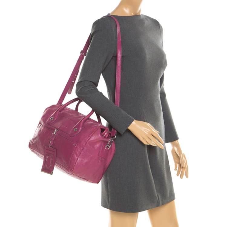 Pre Owned Marc by Marc Jacobs Pink Leather Preppy Satchel