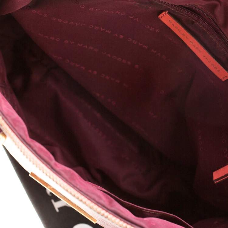Pre Owned Marc by Marc Jacobs Tri Color Leather Sheltered Island Satchel