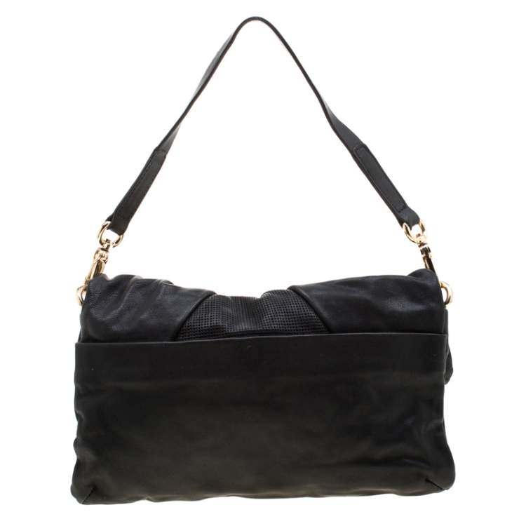 Pre Owned Marc by Marc Jacobs Black Leather Shoulder Bag