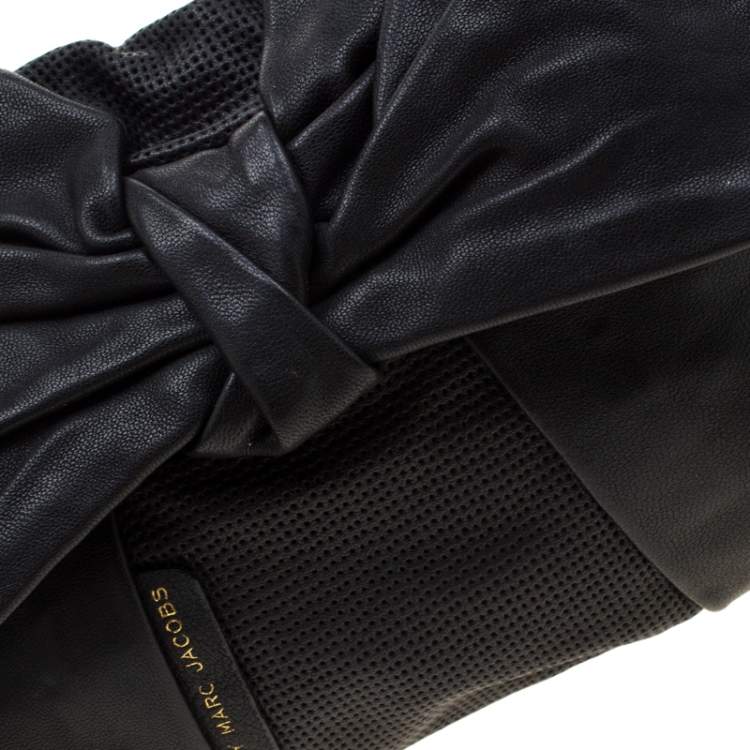 Pre Owned Marc by Marc Jacobs Black Leather Shoulder Bag