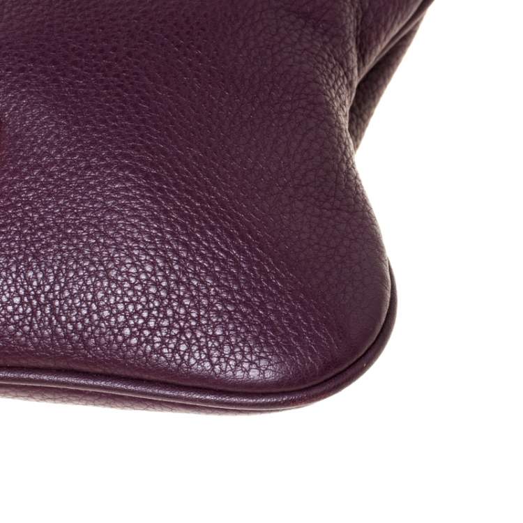 Pre Owned Marc by Marc Jacobs Purple Leather Crossbody Bag