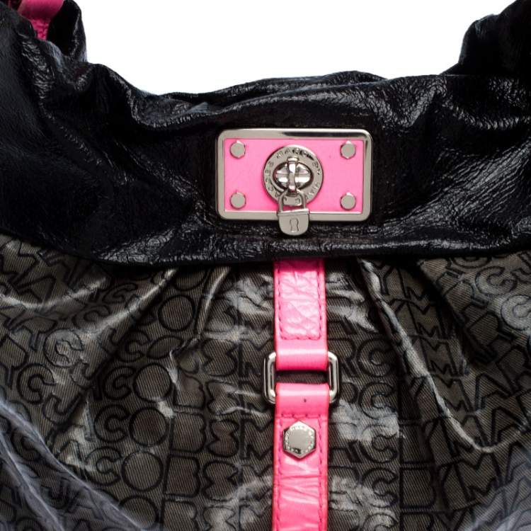 Pre Owned Marc By Marc Jacobs Multicolor Coated Fabric and Leather Lil Riz Hobo