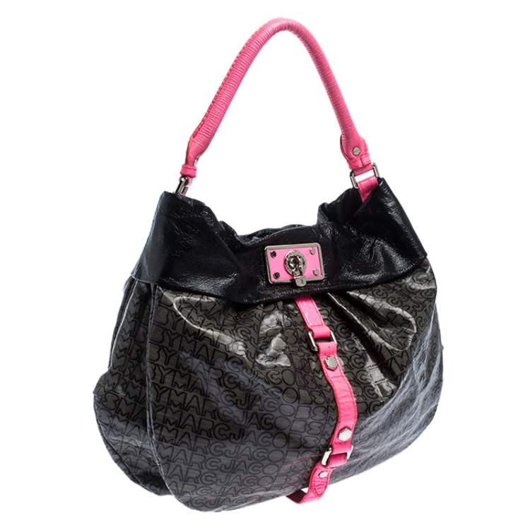 Pre Owned Marc By Marc Jacobs Multicolor Coated Fabric and Leather Lil Riz Hobo