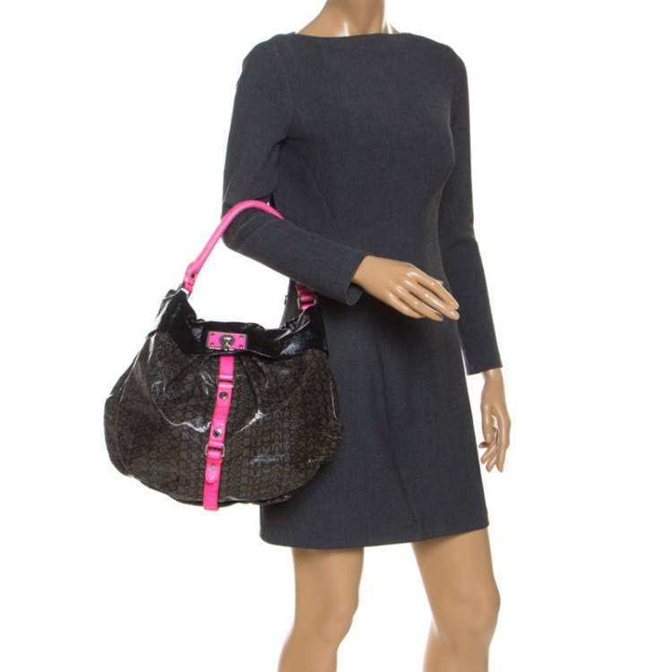 Pre Owned Marc By Marc Jacobs Multicolor Coated Fabric and Leather Lil Riz Hobo