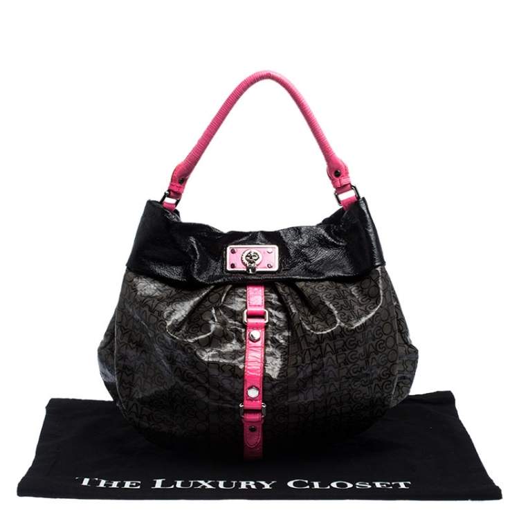 Pre Owned Marc By Marc Jacobs Multicolor Coated Fabric and Leather Lil Riz Hobo