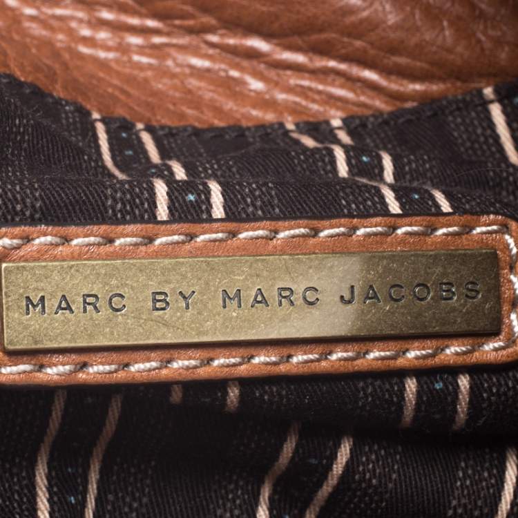 Pre Owned Marc by Marc Jacobs Brown Leather Wristlet