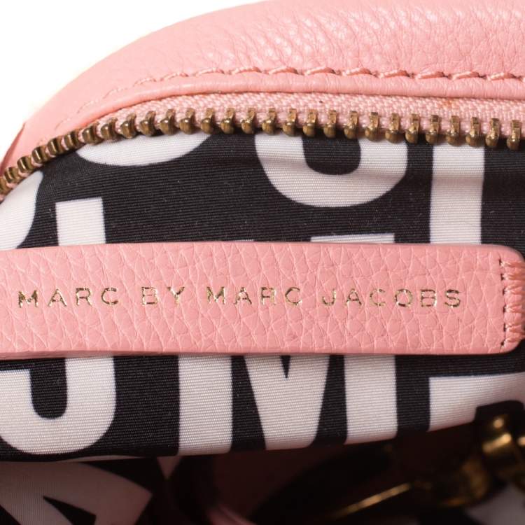 Pre Owned Marc by Marc Jacobs Pink Leather Classic Q Percy Crossbody Bag