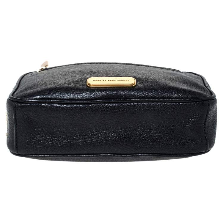 Pre Owned Marc by Marc Jacobs Black Leather Sally Shoulder Bag