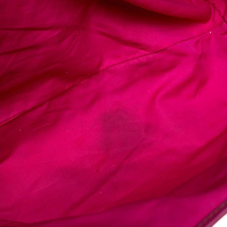 Pre Owned Marc by Marc Jacobs Brown/Pink Pvc and Leather Easy Tote