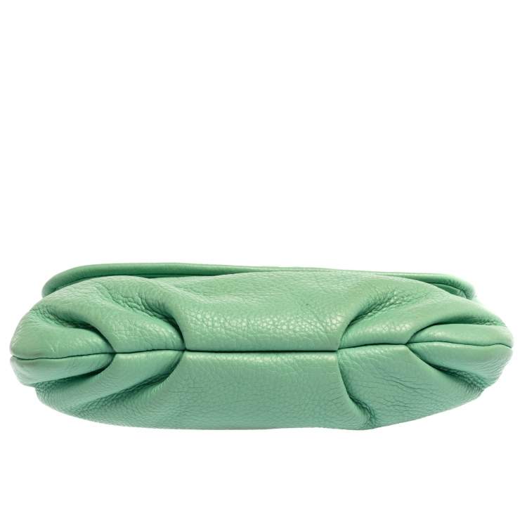 Pre Owned Marc by Marc Jacobs Mint Green Leather Classic Q Karlie Shoulder Bag